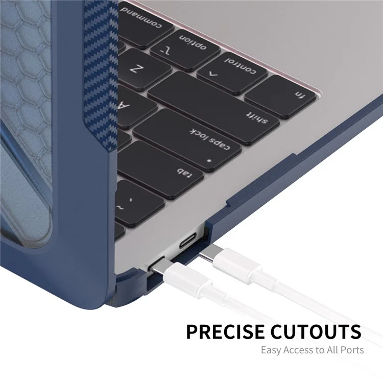 Enkay Hat Prince Para MacBook Air 13 Pulgadas (2020) A2179 / A2337 (versión de Ee. Uu.) Cubierta Protectora de Patada de Patada de Shell Dura Con Película de Teclado TPU Transparente + Enchufes a Prueba de Polvo - Caqui