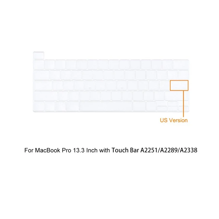 Enkay Hat Prince Pour MacBook Pro 13 Pouces (2020) A2251 / A2289 / A2338 (version Américaine) Pliez le Boîtier de Dissipation de Chaleur du Coeur PC Hard PC Avec un Film Clavier TPU Clear + Plugs Anti-Dust - Bleu