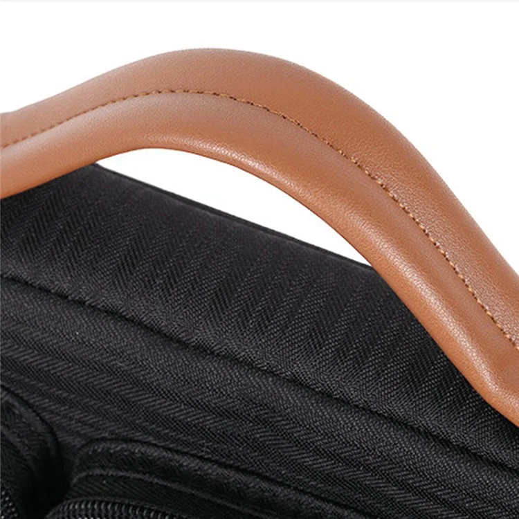 Canvasartisan K28-22 Portable Sleeve Borse Laptop Slim Case Con 2 Buste / Maneggiare Cinghia Per Una Custodia da Trasporto a Prova di Shock da 15 Pollici - Nero