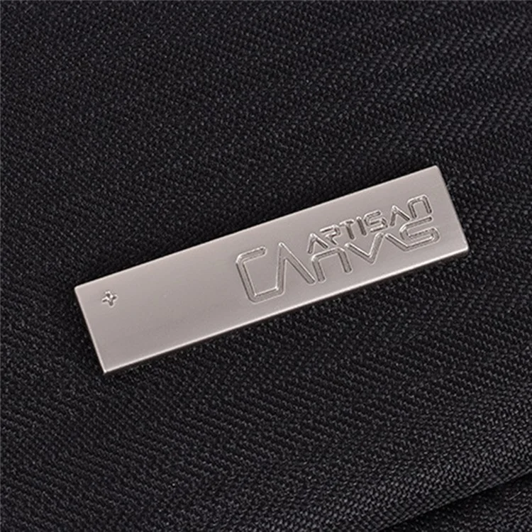Canvasartisan K28-22 Portable Sleeve Borse Laptop Slim Case Con 2 Buste / Maneggiare Cinghia Per Una Custodia da Trasporto a Prova di Shock da 15 Pollici - Nero