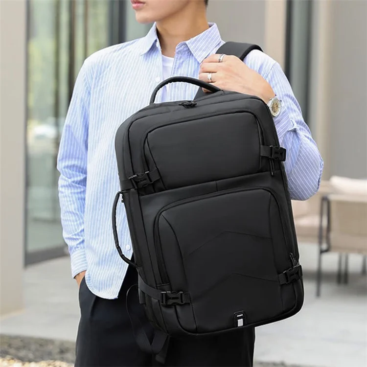 Mochila grande para armazenamento de laptop SJ0151, bolsa de ombro à prova d'água, bolsa de viagem, bolsa de transporte para notebook, computador e negócios