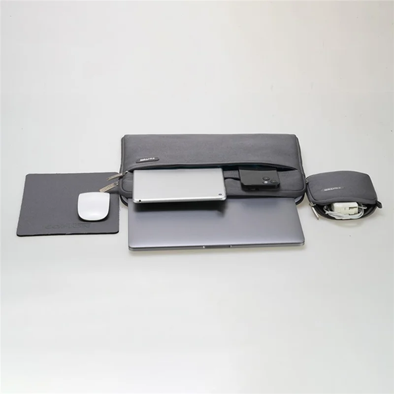 COPTON Portable Carrying Bag for 13-14-inch Laptops Anti-Scratch Notebook Nylon Sleeve Bag with Handle Strap / Small Bag - Green