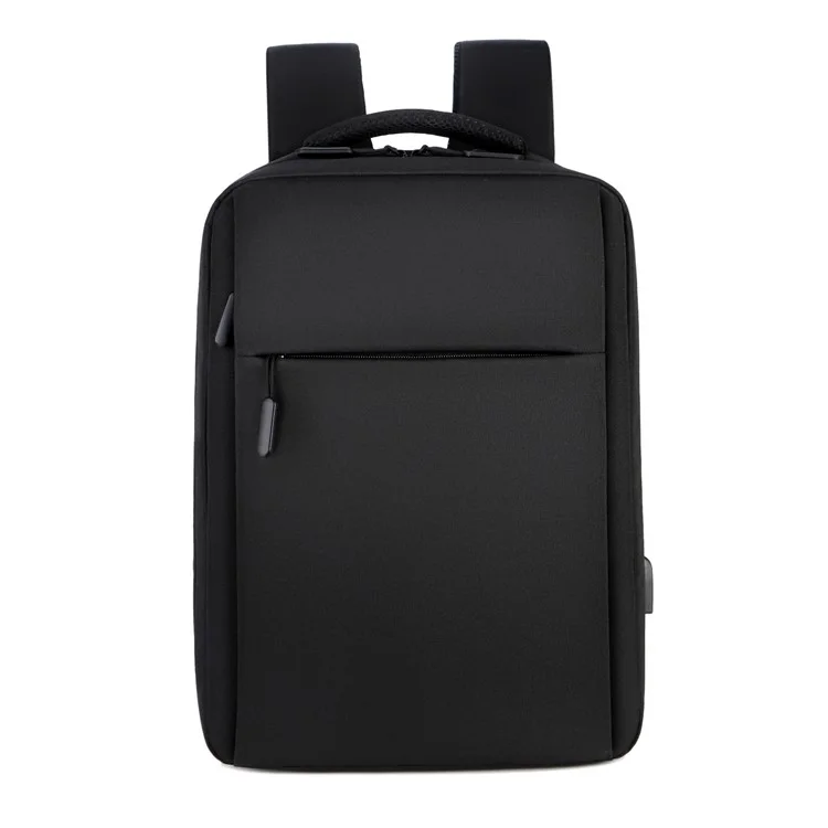 1106 Large Capacity Dual Layer Laptop Backpack Business Travel Shoulder Bag Rucksack with USB Charging Port