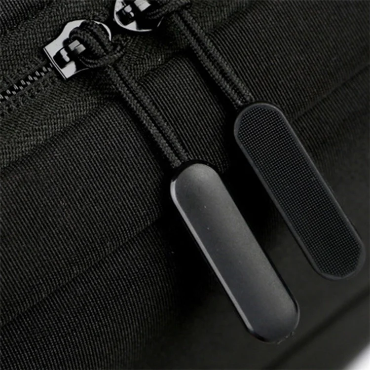1106 Large Capacity Dual Layer Laptop Backpack Business Travel Shoulder Bag Rucksack with USB Charging Port
