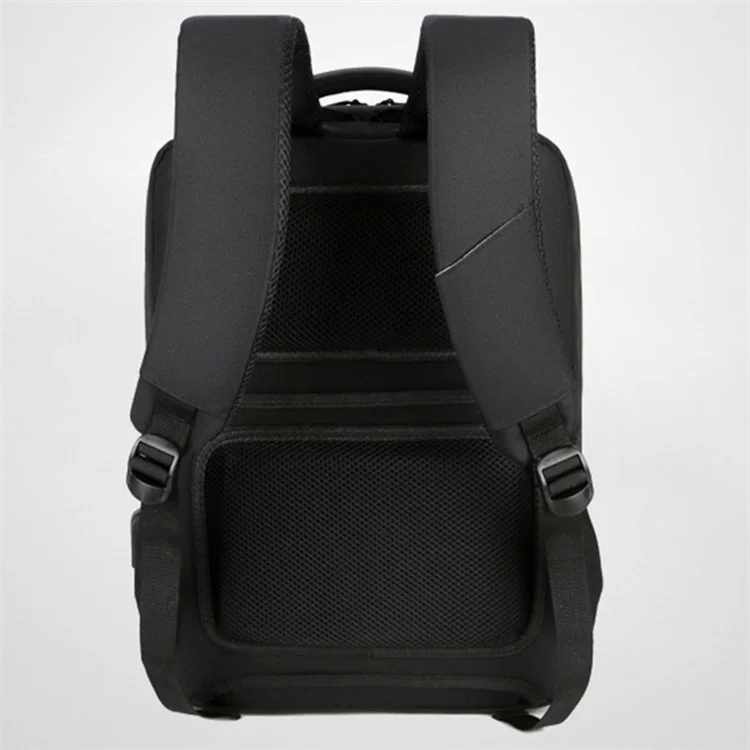 1106 Large Capacity Dual Layer Laptop Backpack Business Travel Shoulder Bag Rucksack with USB Charging Port