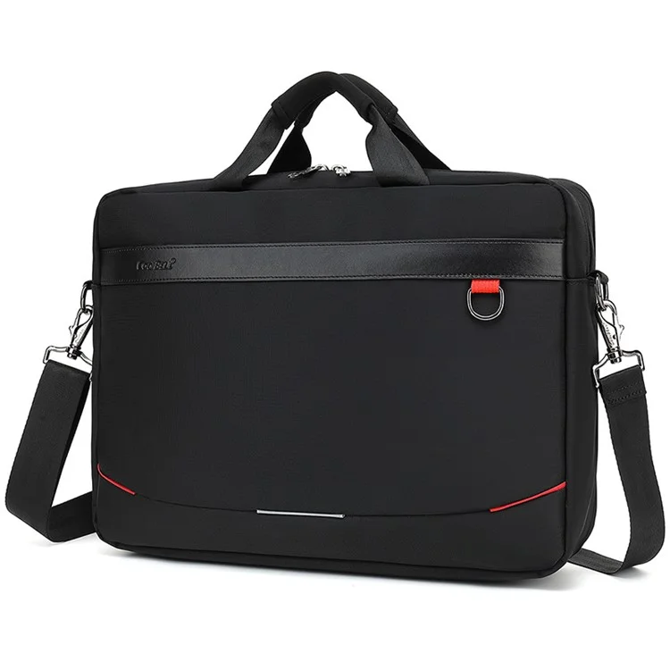 COOLBELL CB-2120 Large Capacity 15.6'' Notebook Computer Bag Tote Hand Bag Messenger Shoulder Crossbody Bag Laptop Business Briefcase - Black