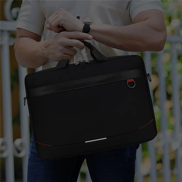 COOLBELL CB-2120 Large Capacity 15.6'' Notebook Computer Bag Tote Hand Bag Messenger Shoulder Crossbody Bag Laptop Business Briefcase - Black