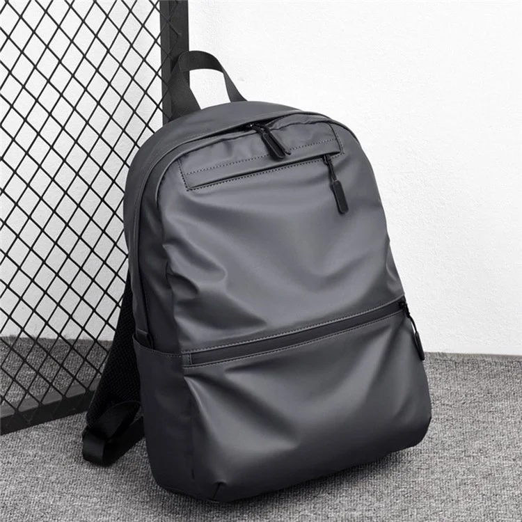14-inch Laptop Backpack Water Resistant Business Travel Work Computer Men Rucksack Bag - Black