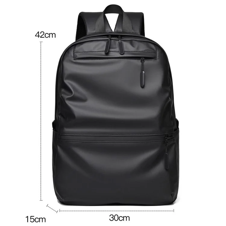 14-inch Laptop Backpack Water Resistant Business Travel Work Computer Men Rucksack Bag - Black