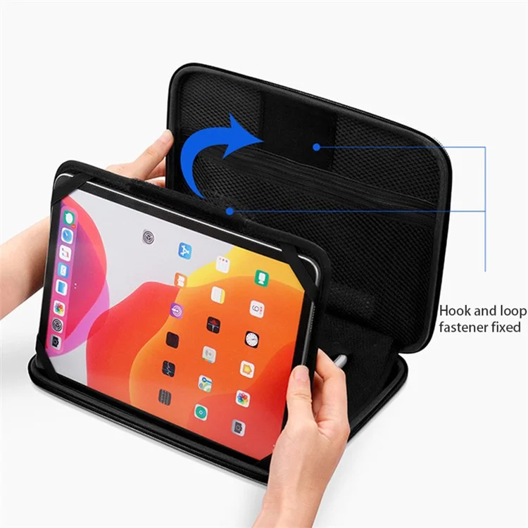 BAONA For iPad Pro 11 Inch Storage Case Shockproof EVA Hard Shell Carrying Bag Tablet Handbag - Grey