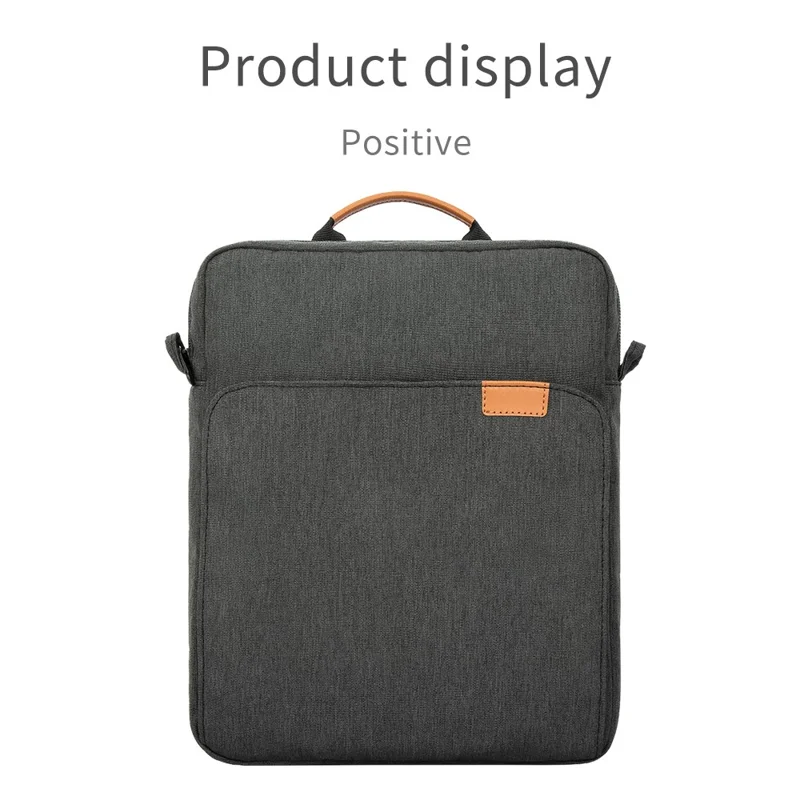 MA483 11-inch Tablet Waterproof Sleeve Shoulder Bag Shockproof Handbag for iPad (Single Handle) - Light Grey