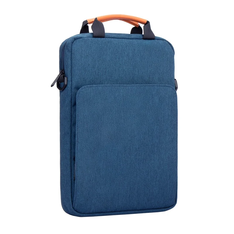MA483 13.3-inch Laptop Bag Waterproof Tablet Sleeve Shoulder Bag Anti-scratch Handbag (Double Handle) - Blue