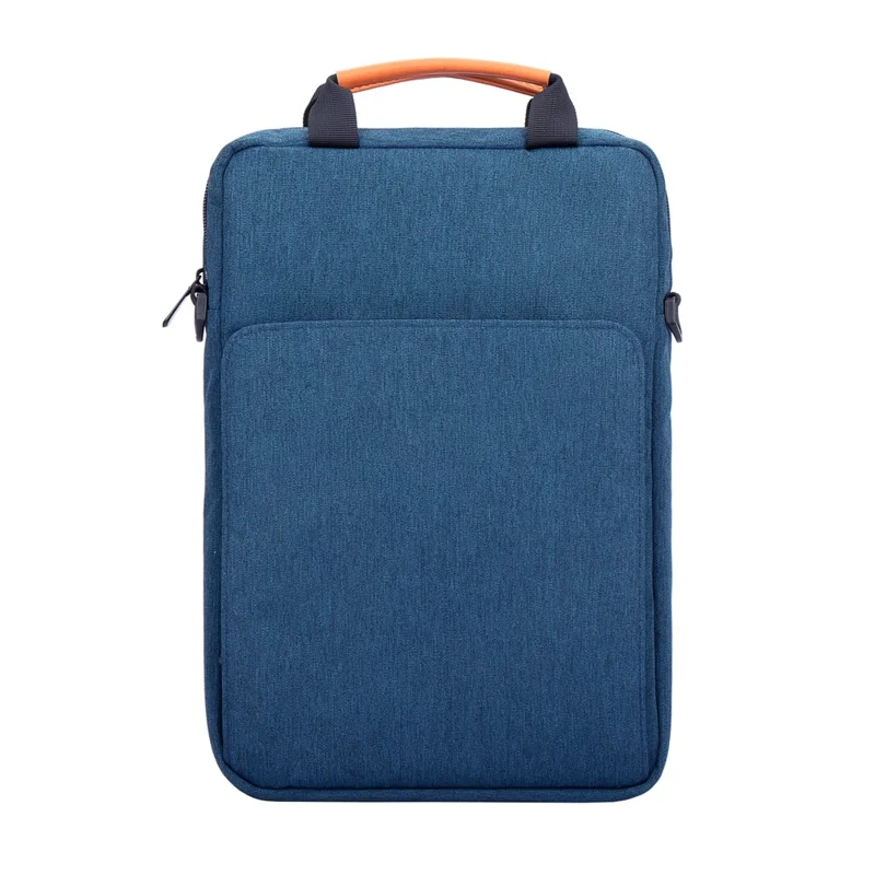 MA483 13.3-inch Laptop Bag Waterproof Tablet Sleeve Shoulder Bag Anti-scratch Handbag (Double Handle) - Blue