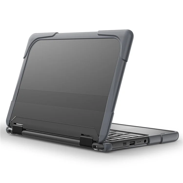 Para Dell Chromebook 11,6 polegadas 3100 / 3110 PC+TPU Laptop Case Anti-scratch Notebook Computer Upper+Lower Cover