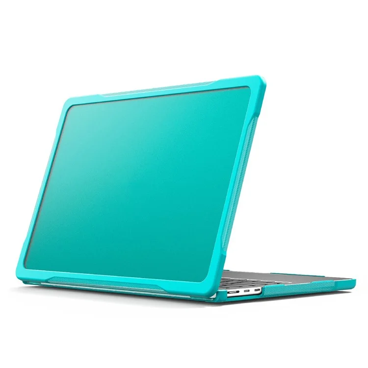 For MacBook Pro 13 inch (2016) A1706 A1708 / (2018) A1989 / (2019) A2159 / (2020) A2289 A2251 A2338 (M1 / M2) Sailor Series Laptop Case PC+TPU Cover - Baby Blue