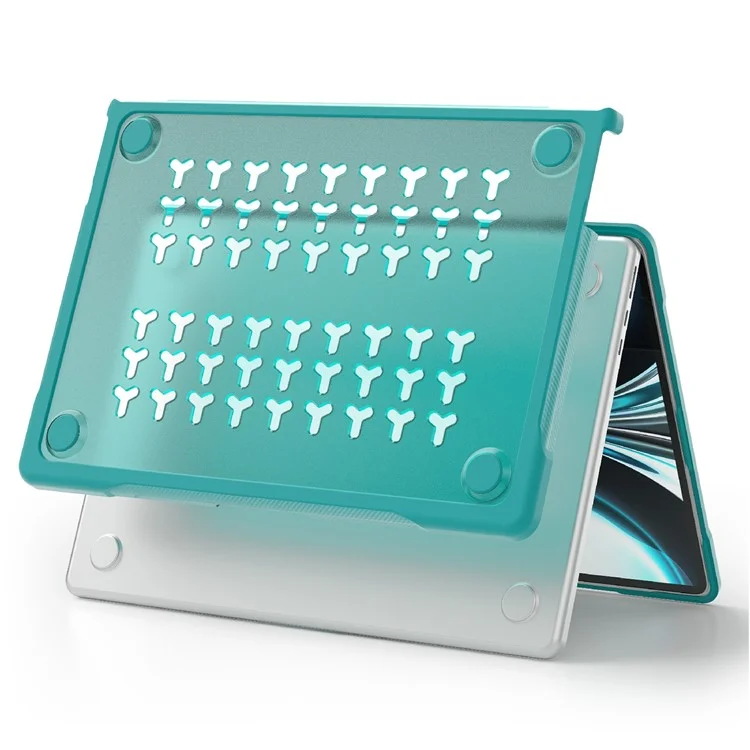 For MacBook Pro 13 inch (2016) A1706 A1708 / (2018) A1989 / (2019) A2159 / (2020) A2289 A2251 A2338 (M1 / M2) Sailor Series Laptop Case PC+TPU Cover - Baby Blue