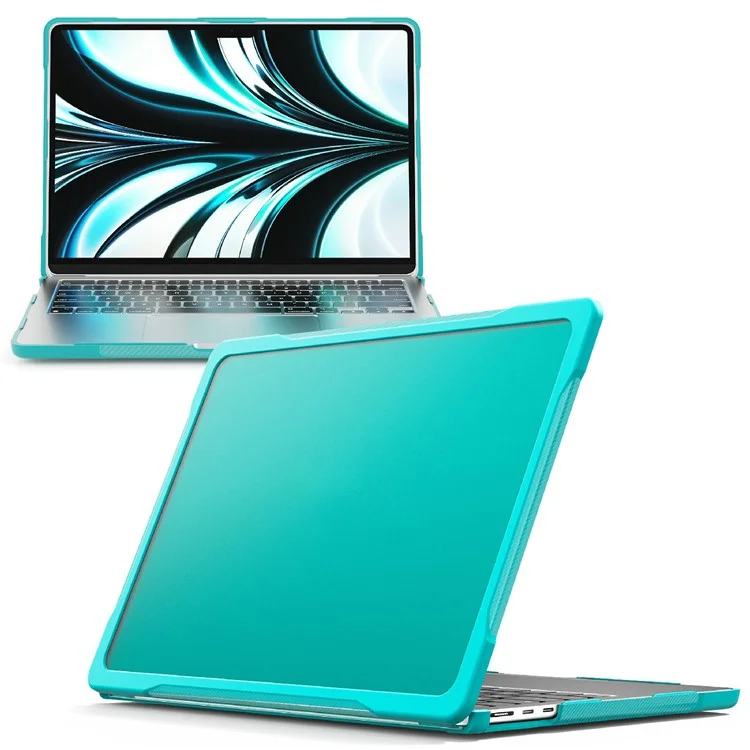 For MacBook Pro 13 inch (2016) A1706 A1708 / (2018) A1989 / (2019) A2159 / (2020) A2289 A2251 A2338 (M1 / M2) Sailor Series Laptop Case PC+TPU Cover - Baby Blue