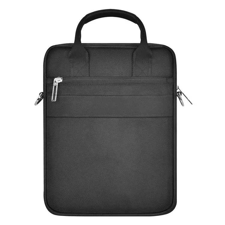 WIWU Hali Vertikale Lagertasche 14-Zoll Laptop-Handtasche Umhängetasche Polyester+PU-Leder Messenger Tragetasche