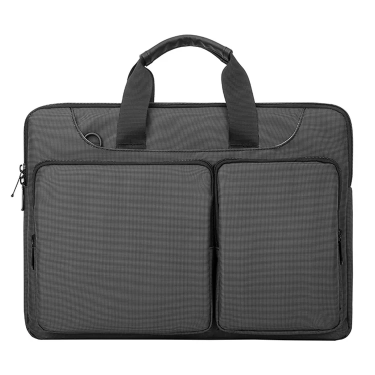 MA536 15-15.6 Polegadas Bolsa de Computador Portátil de Poliéster + Fleece Notebook Bolsa de Ombro Mensageiro de Negócios Bolsa de Transporte