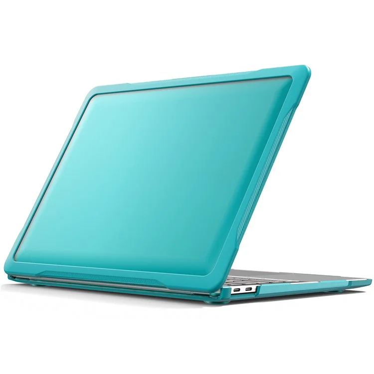 Para MacBook Air 13 pulgadas (2018) A1932 / (2020) A2337 M1 A2179 Funda antichoque de PC+TPU Funda antichoque para portátil - Azul bebé