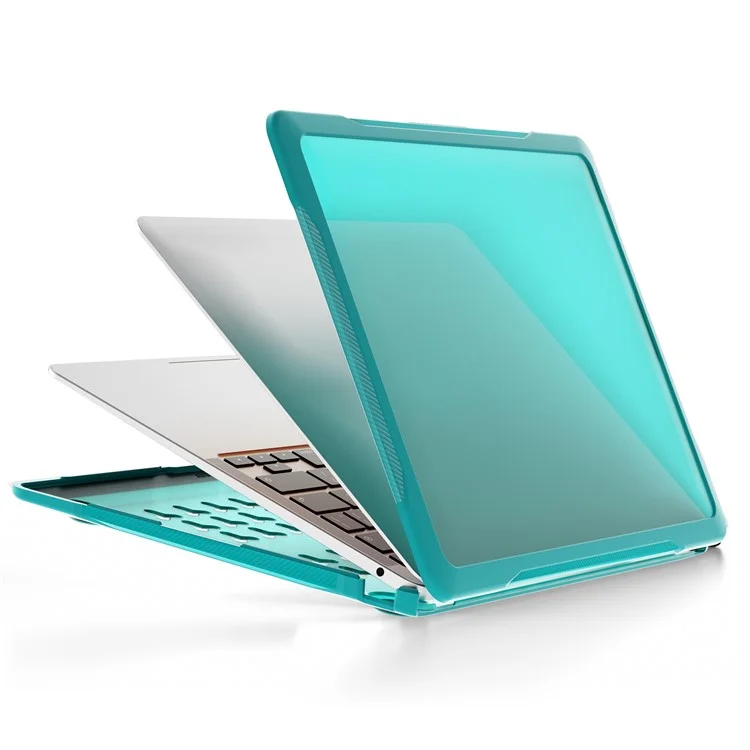 Para MacBook Air 13 pulgadas (2018) A1932 / (2020) A2337 M1 A2179 Funda antichoque de PC+TPU Funda antichoque para portátil - Azul bebé