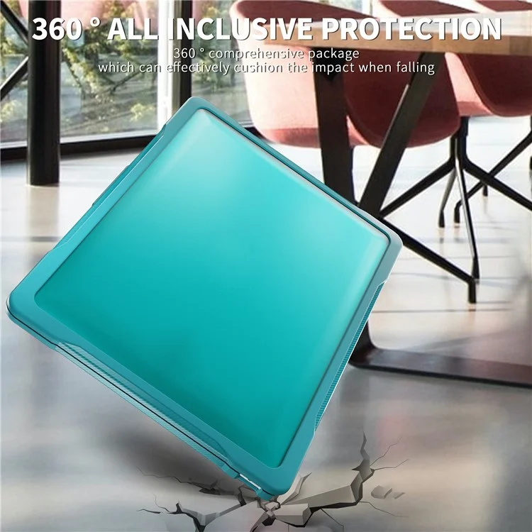 Para MacBook Air 13 pulgadas (2018) A1932 / (2020) A2337 M1 A2179 Funda antichoque de PC+TPU Funda antichoque para portátil - Azul bebé