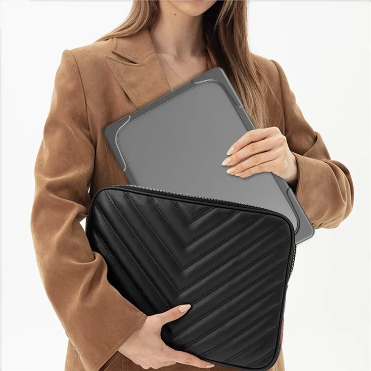 Laptop Case for Macbook Air 15 inch (2025) / (2024) A3114 M3 / (2023) M2 A2941 Stand Design Notebook Anti-Scratch Hard PC Cover - Grey