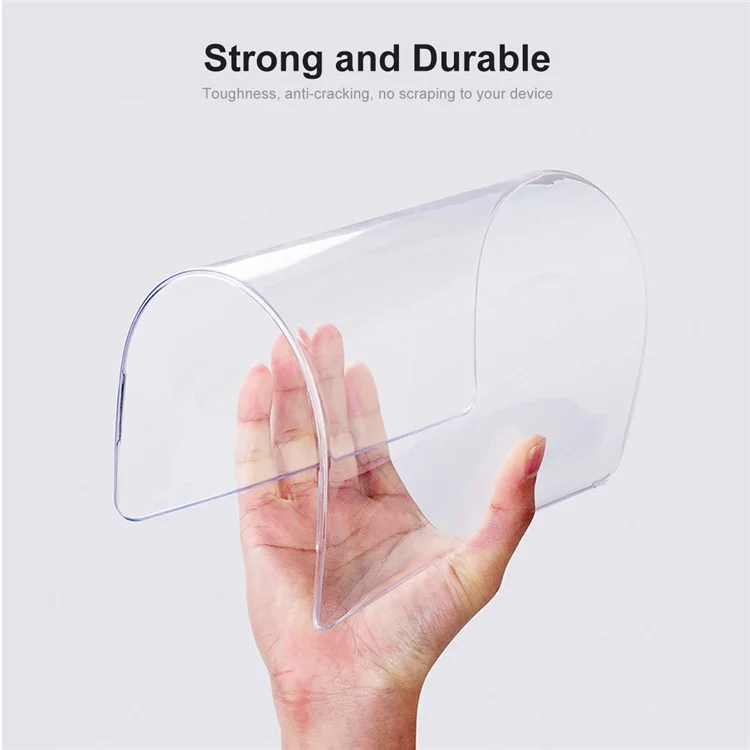 ENKAY HAT PRINCE Shockproof Case for Macbook Air 15 inch (2023) M2 A2941 / (2024) A3114 M3 Anti-Scratch Laptop Hard PC Case - Transparent