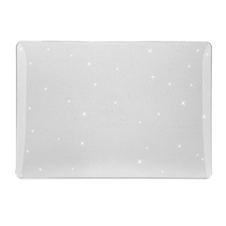 ENKAY HAT PRINCE For Macbook Air 15 inch (2025) / (2024) / (2023) A2941 (EU Version) Glitter PC Laptop Case with TPU Film + Plugs - Transparent