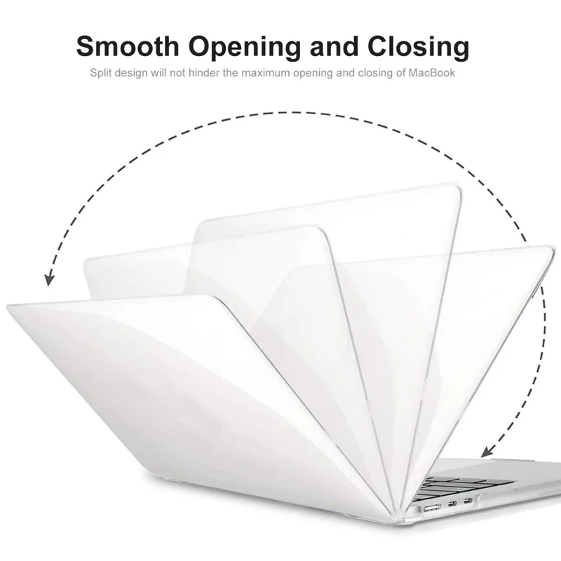 ENKAY HAT PRINCE For Macbook Air 15 inch (2025) / (2023) A2941 / A3114 (EU Version) Hard PC Laptop Case with TPU Film + Plugs - Dark Blue