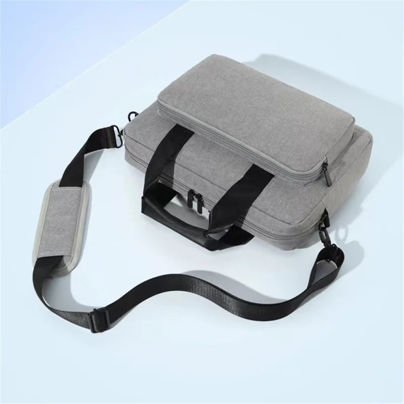 15.4 Inch Laptop Shoulder Bag Handbag Notebook Computer Pouch Oxford Cloth+Polyester Storage Sleeve - Blue