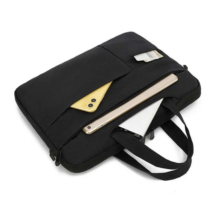 XINGTU Serie 15.6 Zoll Laptop-Schultertasche Handtasche Oxford-Stoff+Polyester Notebook-Aufbewahrungshülle - Schwarz
