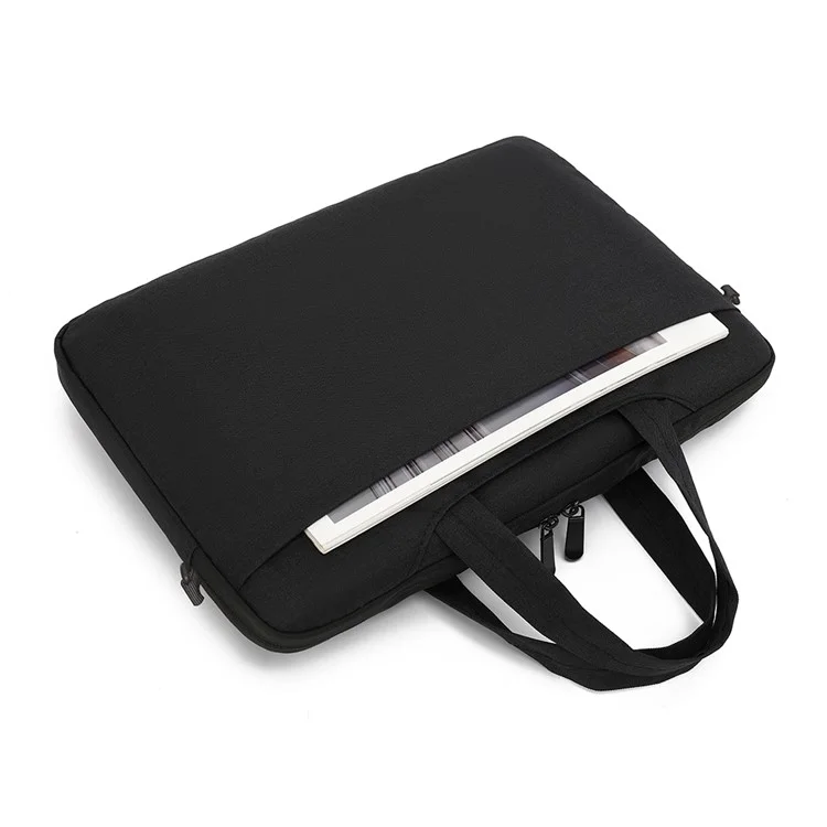 XINGTU Serie 15.6 Zoll Laptop-Schultertasche Handtasche Oxford-Stoff+Polyester Notebook-Aufbewahrungshülle - Schwarz