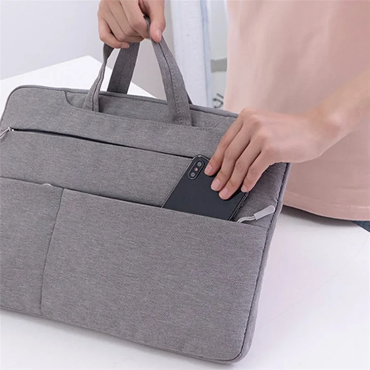15,6-Zoll-Laptop-Soft-Lining-Schutztasche, Splash-proof Notebook-Tragetasche - Grau