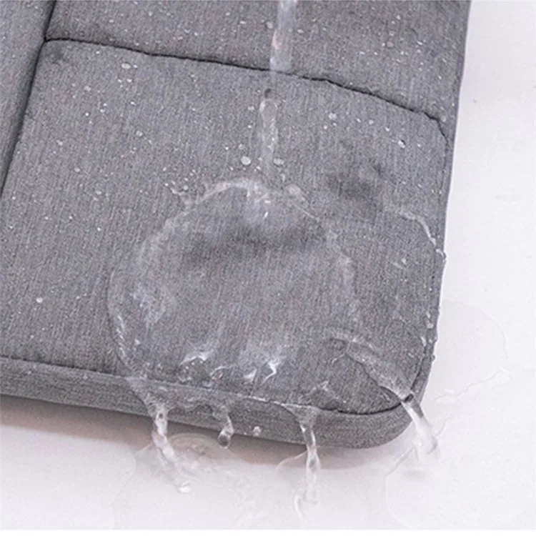 15,6-Zoll-Laptop-Soft-Lining-Schutztasche, Splash-proof Notebook-Tragetasche - Grau