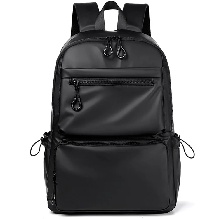 1913 Polyester Backpack Men's Travel Shoulders Bag Notebook Computer Laptop Carrying Bag Daypack - Black