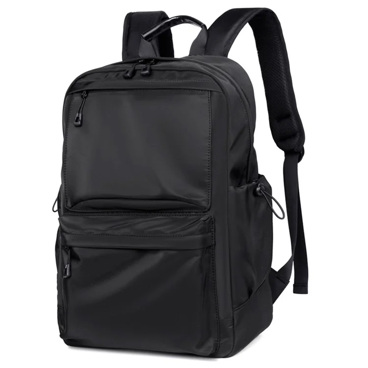 795 Large Capacity Waterproof Oxford Cloth Backpack Men Dual Shoulder Laptop Bag - Black