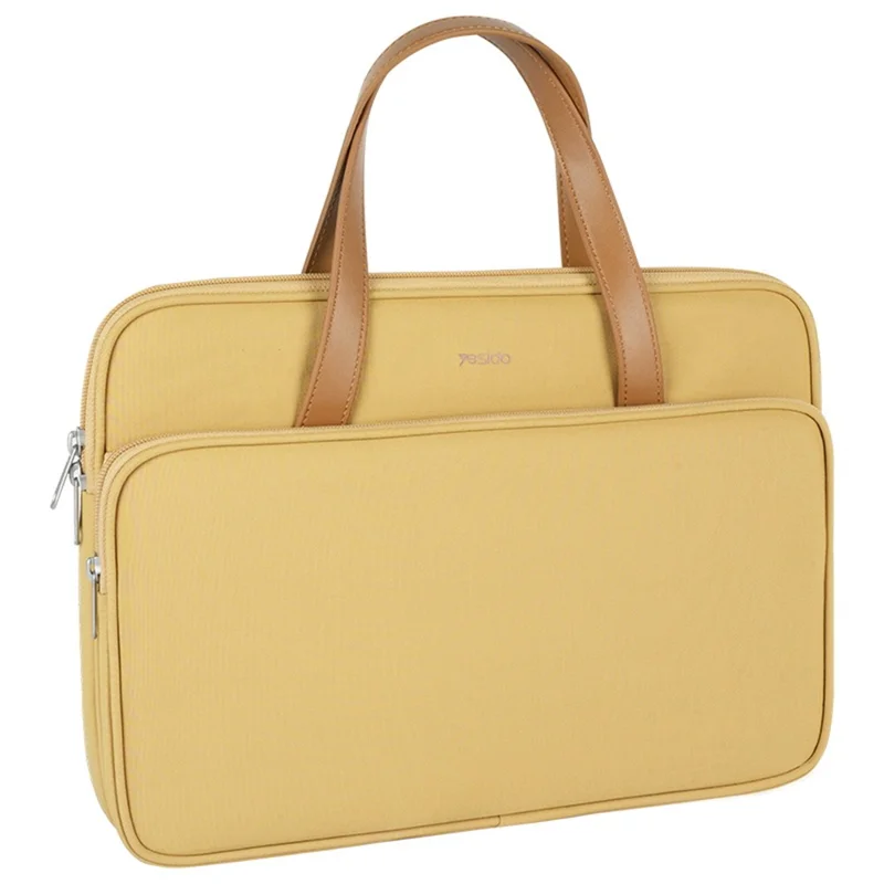 YESIDO WB36 14 Inch Laptop Handbag Soft Lining Anti-scratch Notebook Carrying Bag - Yellow