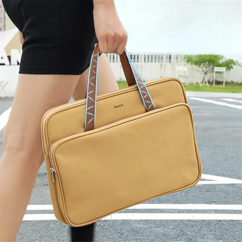 YESIDO WB36 14 Inch Laptop Handbag Soft Lining Anti-scratch Notebook Carrying Bag - Yellow