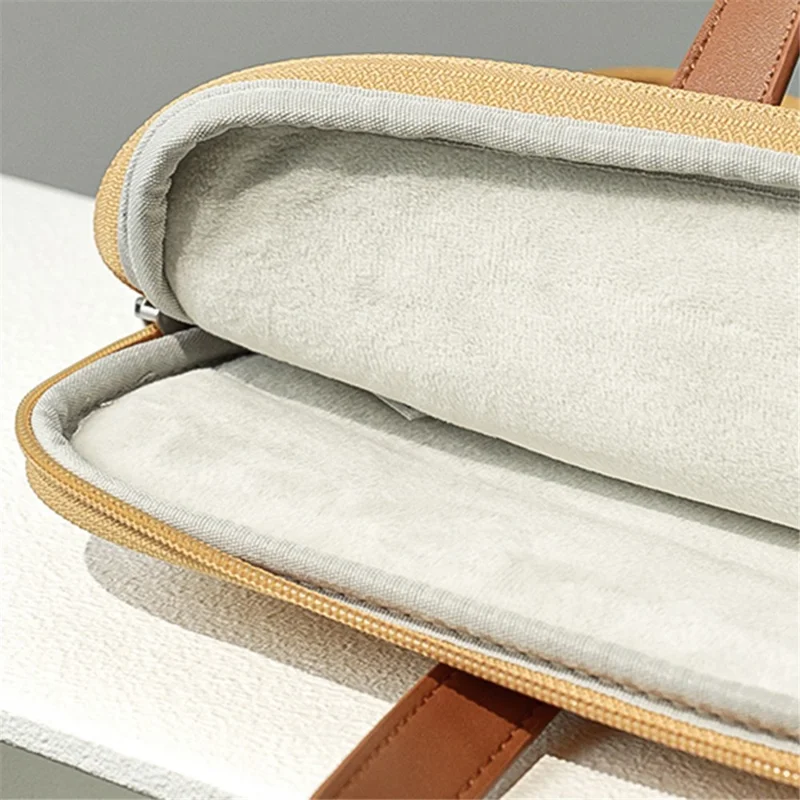 YESIDO WB35 14 inch - 16 inch Zachte Voering Stootvaste Laptoptas Handtas Draagtas - Geel