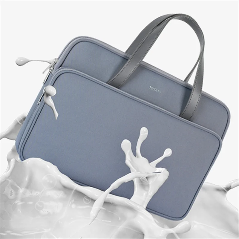 YESIDO WB35 14 inch - 16 inch Zachte Voering Stootvaste Laptoptas Handtas Draagtas - Geel