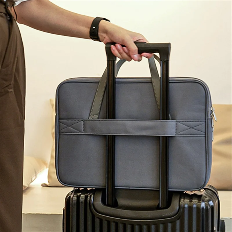 YESIDO WB35 14 inch - 16 inch Zachte Voering Stootvaste Laptoptas Handtas Draagtas - Geel