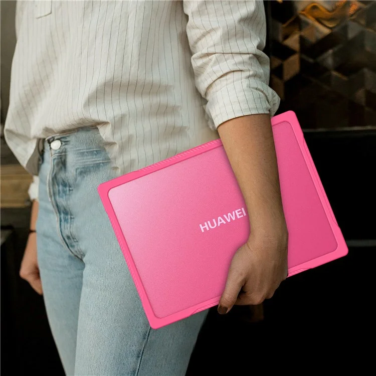 Serie Sailor para Huawei MateBook 14 (2021) / (2022) / (2023) Funda para Portátil Carcasa PC+TPU - Rosa