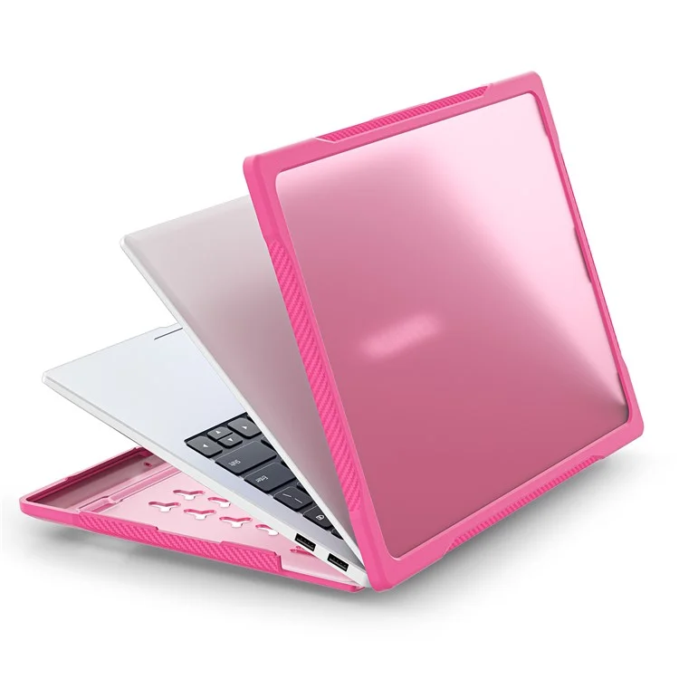 Serie Sailor para Huawei MateBook 14 (2021) / (2022) / (2023) Funda para Portátil Carcasa PC+TPU - Rosa