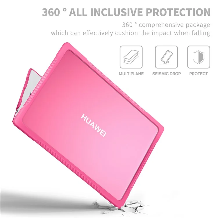 Serie Sailor para Huawei MateBook 14 (2021) / (2022) / (2023) Funda para Portátil Carcasa PC+TPU - Rosa
