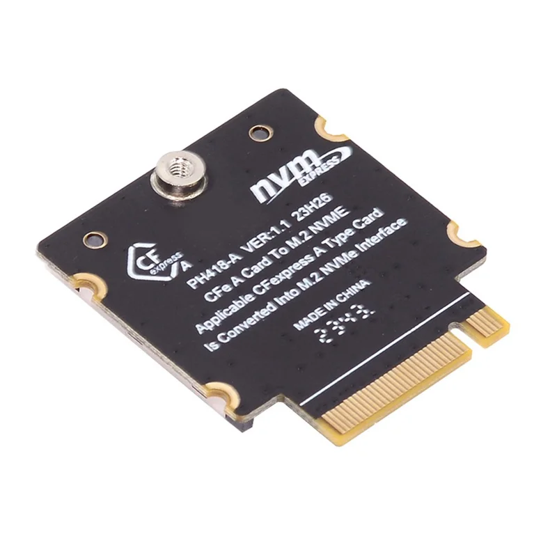 SA-038-CFA NGFF M.2 NVMe Host to CFExpress CFA Extension Adapter M2 M-key for CFE Type-A Support Camera Memory Card