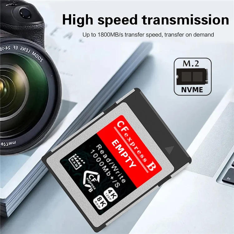 SA-046-CFB CFexpress Type-B to NVME Memory Card Kit Case CFE CFB NGFF M-key Adapter Compatible with XS Camera 8K RAW PCIe Expansion