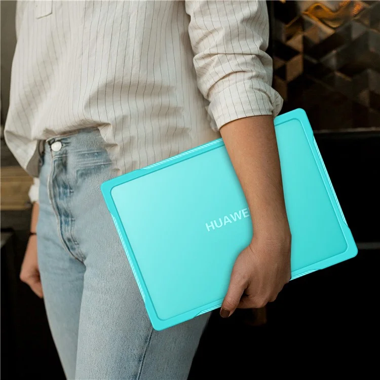 Sailor Series for Huawei MateBook D14 (2023) Case PC+TPU Anti-Cracking Protective Cover - Baby Blue