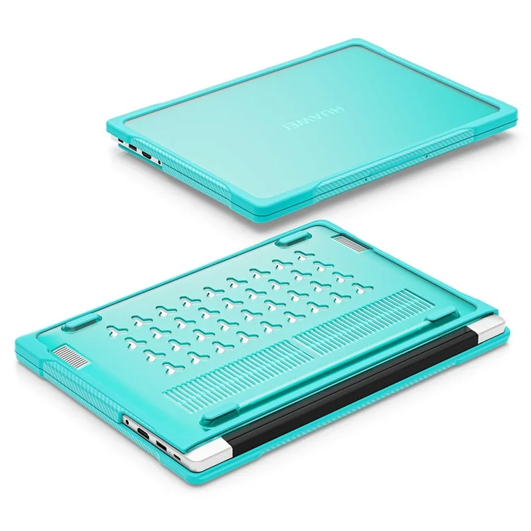 Sailor Series for Huawei MateBook D14 (2023) Case PC+TPU Anti-Cracking Protective Cover - Baby Blue