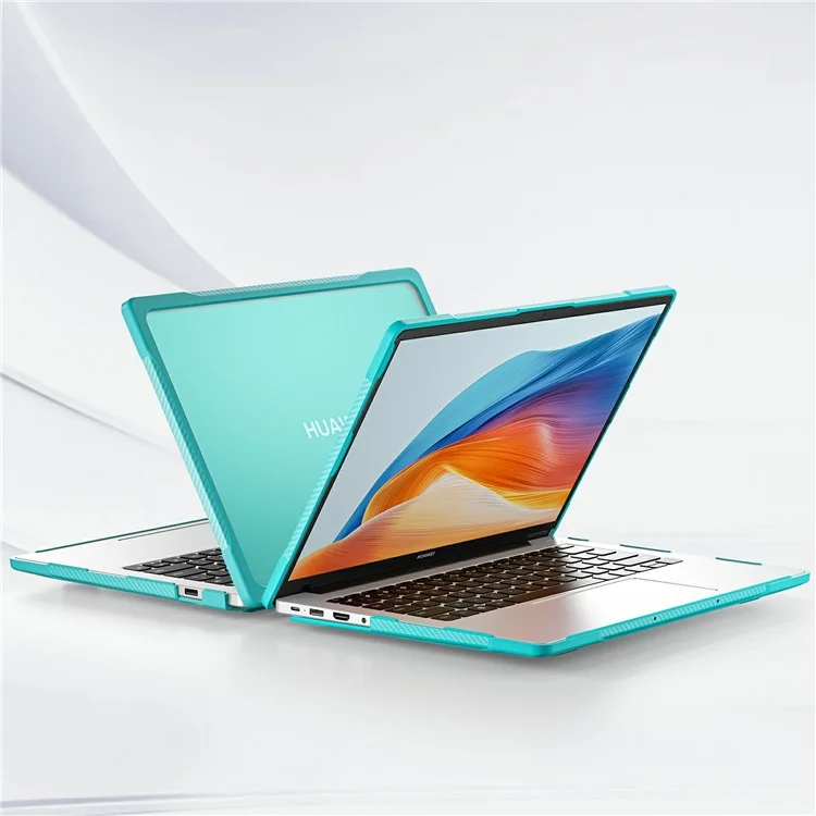 Sailor Series for Huawei MateBook D14 (2023) Case PC+TPU Anti-Cracking Protective Cover - Baby Blue